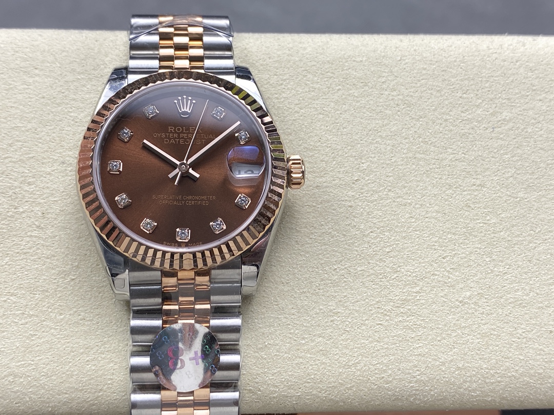 Rolex Datejust 31mm 278271 0028 Two Tone Jubilee Bracelet Fluted Bezel